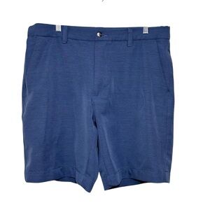 Callaway Golf Opti-Dri Stretch Waist Flat Front Shorts. Mens 34. Peacock Heather